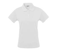 White Polo Women Take Time Cotton Short Sleeve - Rossini - Barista Waitress