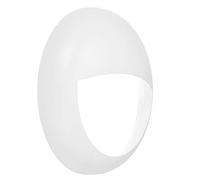 White Polycarbonate Eyelid Version Bezel for the CALO Range of Outdoor Bulkheads