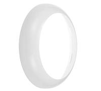 White Polycarbonate Plain Version Bezel for the CALO Range of Outdoor Bulkheads