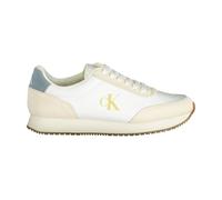 White Polyester Sneaker - male - Calvin Klein - Sneakers - White - 6 UK - Shoes 6 UK