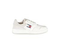 White Polyester Trainers with Lace-Up- Contrast Details- Print- Logo - female - Tommy Hilfiger - Sneakers - White - 6 UK - Shoes 6 UK