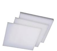White Polypropylene Reusable Reusableplastic Sheet Board 20x30 cm 1-4 mm Thick for Crafting, Templates 1pc(4mm)