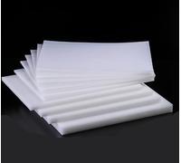White Polypropylene Reusableplastic Sheet Board - 20 X 40 Cm, 5-8 Mm Thick-1pc(6mm)