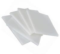 White Polypropylene Reusableplastic Sheet Board - Rigid DIY Cutting Panel, 50 x 50 cm, 1-4 mm Thick -1pc