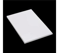 White POM Plastic Sheet for Mechanical, Black Rectangular Hard Polyformaldehyde Plate 300/100mm 1pc(WHITE,8x300x300mm)