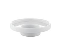White porcelain soap dish