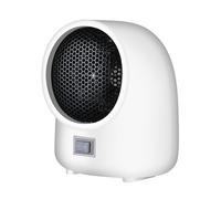 ( White) Portable Desktop 400W Electric Heater Winter Fan Air Heating Warmer Home Office