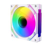 (white positive wind) Computer Fans,Silent Computer Fan - Computer Case PC Cooling Fan ARGB Quiet PWM Computer Cooler Cooling Case Fan for CPU