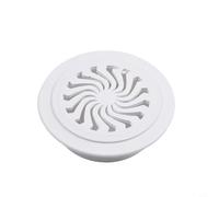 White Pp Plastic Wall Hole Cover For Air Conditioning Vents With Shutters, Heat Resistant Round Rosette For Pipe Openings, 40mm To 100mm Diameter Options(100mm)