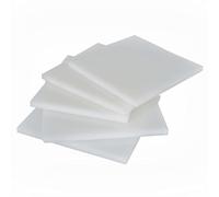 White PP Polypropylene Reusableplastic Sheet Board, 40 x 50 cm, 1-4 mm Thick - Rigid Waterproof Panel 1pcs(2mm)