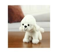 (White) Precious Poodle Plush Toy Tiny Dog Key Charm Cute Puppy Doll Soft Pp Cotton Filled