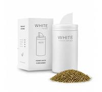 WHITE Prime | Yerba Mate Container with Spout | Stainless Steel