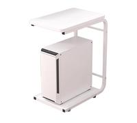 White Printer Stand with Sto Shelf C e le Cart Cact Desk Table for Office Living Room Bedroom Perfect for nizing Printers and Supplies