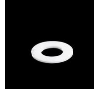 White PTFE Gaskets - Plastic Flat Washer Sealing O-Type, 3mm Thickness for DN15 to DN200, 1PC(38x78x3mm)