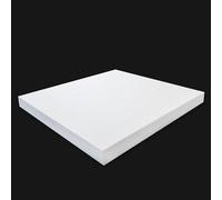 White PTFE Sheet - 0.5-30mm Thick Polytetrafluoroethylene Board for Versatile Applications 1pc(50x50x4mm)