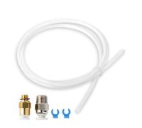 White PTFE Tube Kit 1m/2m with Pneumatic Joint D4×d2 Compatible with Ender-3 V2 Ender 5 Pro CR Series 3D Printer Parts(1M add Joint)
