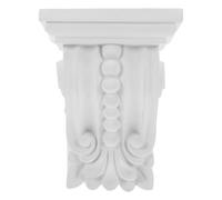 White PU Decorative Corbel for Window Frames and Interior Walls | Modern European Style, Paintable Surface, Easy Installation, for Casing Trim, Doors, Quick Room Upgrade