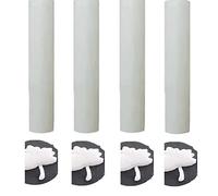 White Puff Vinyl Heat Transfer, 3D Puff Heat Transfer Vinyl Bundle Sheets Iron on for Cricut,