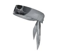 White Punk Skul Print Sport Head Ties Headbands Bandanas Workout Hair Band Athletic Sweatbands for Running Tennis