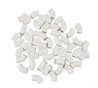 White PVC 45° Elbow for Greenhouse Frame Build(20pvc (4 Points))