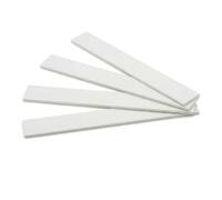 White PVC Flat Bar DIY Trim, 12mm x 1 Metre Moisture Resistant Plastic Strip for Window Door and Flooring Edge Edging Finish (4)