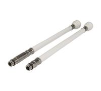 White PVC Hose Mono 300mm X 15mm X m10 (Pack Of 2) John Guest White One Size
