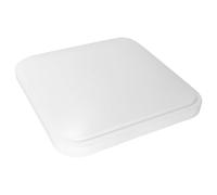 White PVC Square Flush Ceiling Light Shade 11x11 Inch | Minimalist Modern Style, Easy Replacement and Sturdy Protection, Dining and Living Room Use