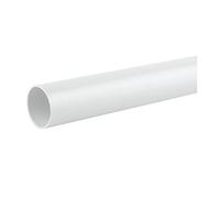 White, PVCU Waste Pipe, Push Fit, 40mm X 990mm (1 1/2")