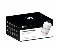 White Python Ceramic Lamp Holder & Cable