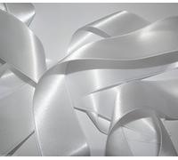 White Quality Double Satin Ribbon 1 metre X 35 mm