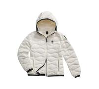 White Quilted Down Jacket with Wave Pattern - female - Blauer - Winter Jackets - White - M - Jackets M