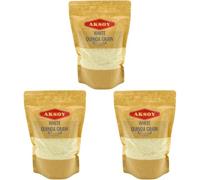 White Quinoa 2.5KG | Whole Grain Quinoa - Ready to Cook Food for Oats and Seeds Recipes - Nutritious Meal with Essential Vitamins, Protein, and Fiber, Perfect for Salads (Packaging may vary)