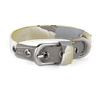 White Rabbit and Lilies Pet Collar Easy Snap on Buckle Adjustable Collar with 5 Hole Positions Training Collar for Large Medium and Small Pets,Pet Supplies,Stuff,Accessories