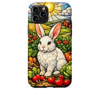 White Rabbit in a Colorful Garden on a Sunny Day Case for iPhone 11 Pro