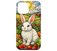 White Rabbit in a Colorful Garden on a Sunny Day Case for iPhone 12 Pro Max