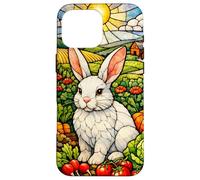 White Rabbit in a Colorful Garden on a Sunny Day Case for iPhone 16 Pro Max