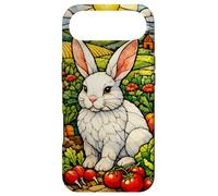 White Rabbit in a Colorful Garden on a Sunny Day Case for iPhone Air