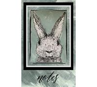 White Rabbit Notes: 110 page LINED notebook from noodleBubble notebooks