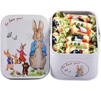 White rabbit original flavor milk candy, assorted flavor toffee, mixed fruit flavored gummies, Canned candy gift, instant sweet fudge snackt, Wedding sugar, Dim sum (Coconut milk,114g*1 can)