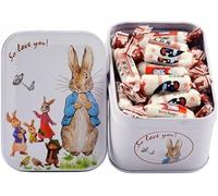 White rabbit original flavor milk candy, assorted flavor toffee, mixed fruit flavored gummies, Canned candy gift, instant sweet fudge snackt, Wedding sugar, Dim sum (Red bean,114g*2 cans)