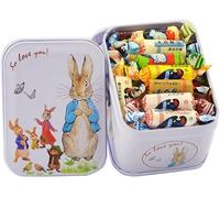 White rabbit original flavor milk candy, assorted flavor toffee, mixed fruit flavored gummies, Canned candy gift, instant sweet fudge snackt, Wedding sugar, Dim sum (Assorted,114g*2 cans)