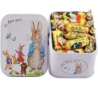 White rabbit original flavor milk candy, assorted flavor toffee, mixed fruit flavored gummies, Canned candy gift, instant sweet fudge snackt, Wedding sugar, Dim sum (Durian,114g*2 cans)