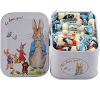 White rabbit original flavor milk candy, assorted flavor toffee, mixed fruit flavored gummies, Canned candy gift, instant sweet fudge snackt, Wedding sugar, Dim sum (Cool taste,114g*2 cans)