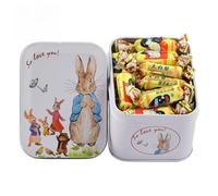 White rabbit original milk candy, assorted flavor toffee, canned mixed fruit flavored gummies, Valentine's Day candy gifts, Wedding sugar, instant sweet fudge snack (Durian flavor,114g*1 can)