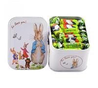 White rabbit original milk candy, assorted flavor toffee, canned mixed fruit flavored gummies, Valentine's Day candy gifts, Wedding sugar, instant sweet fudge snack (Mustard flavor,114g*1 can)