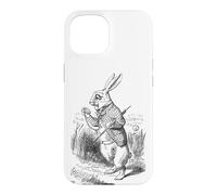 White Rabbit Pocket Watch Alice in Wonderland John Tenniel Case for iPhone 15