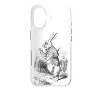 White Rabbit Pocket Watch Alice in Wonderland John Tenniel Case for iPhone 17