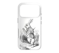 White Rabbit Pocket Watch Alice in Wonderland John Tenniel Case for iPhone 17 Pro