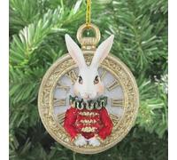 White Rabbit Pocket Watch | Alice in Wonderland Tree Decoration | Gisela Graham
