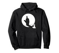 White Rabbit shows Middle Finger in the Shadow Pullover Hoodie